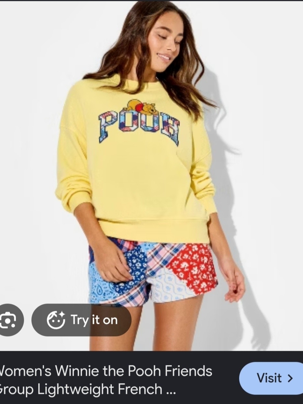Winnie the Pooh Patchwork Sweatshirt - Multicolor